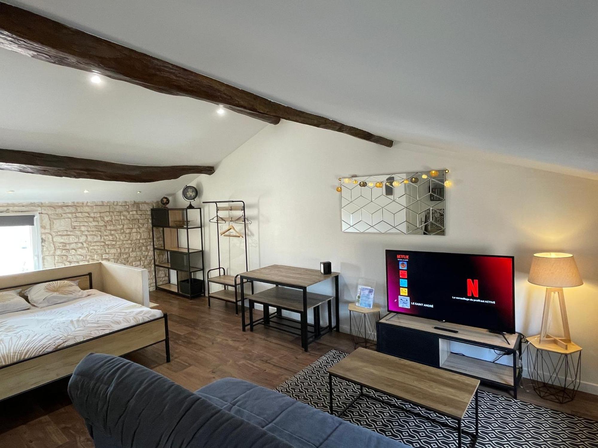 Chez Jean-Yves Et Zoe - Le Saint Andre - Au Calme, Tres Propre, Proche Parkings, Clim Appartement Niort Buitenkant foto