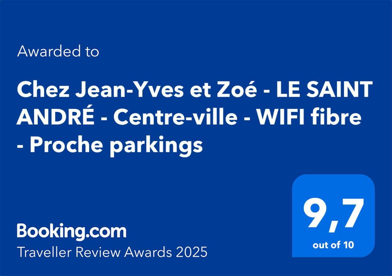 Chez Jean-Yves Et Zoe - Le Saint Andre - Au Calme, Tres Propre, Proche Parkings, Clim Appartement Niort Buitenkant foto
